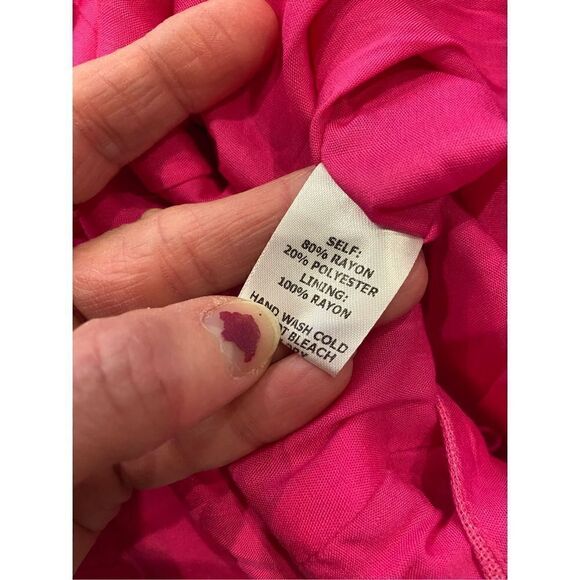 ee:some hot pink Capri romper, jumpsuit size S - Picture 10 of 12